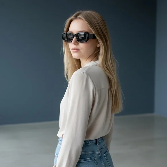 Prada Women’s Sunglasses | Black Frame | Grey Lenses | Like New - Picture 5 of 13